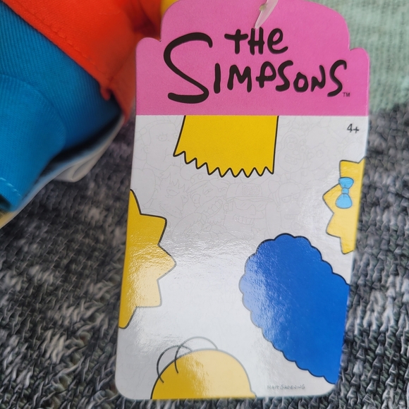 Bart Simpson Jakks Pacific The Simpsons Stuffed Animal Plush Toy Brand New - Picture 7 of 8